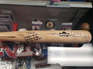 AUTOGRAPHED FULL SIZE BASEBALL BAT SIGNED BY CHAD TRACY - JSA CERTICATION